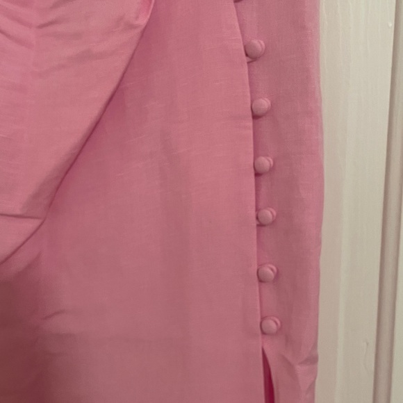 New Significant Other Camilla Linen Blend Midi Skirt size 2 - Picture 6 of 13